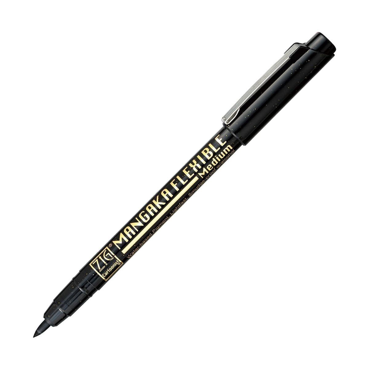 Mangaka Flexible Brush pen Svart - Medium - ZIG Kuretake - Tidformera