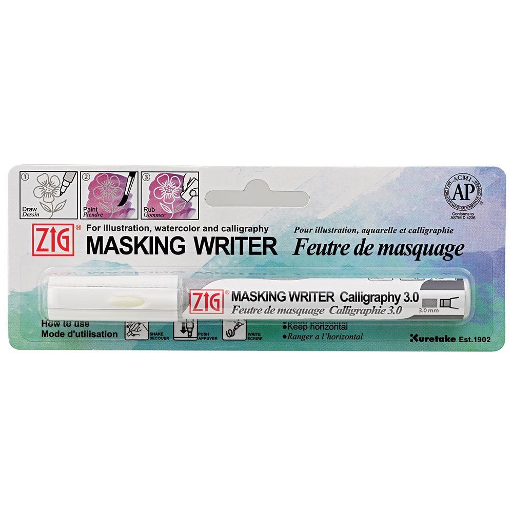 Masking writer Calligraphy 3,0 - 1 - ZIG Kuretake - Tidformera