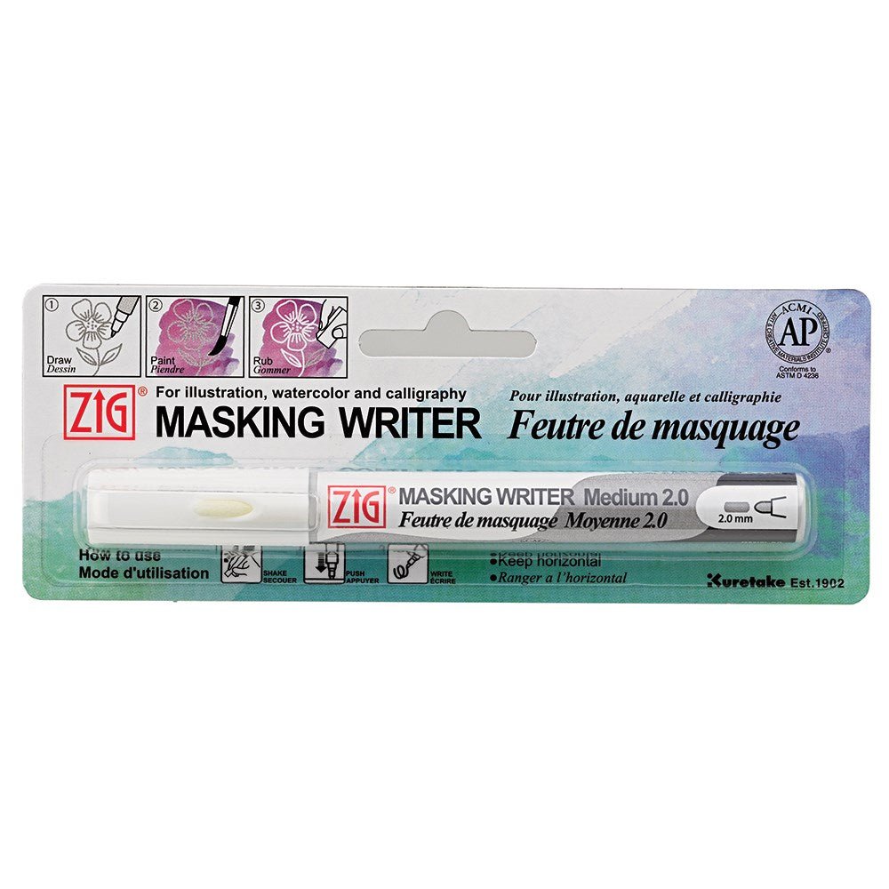 Masking writer Medium 2,0 - 1 - ZIG Kuretake - Tidformera