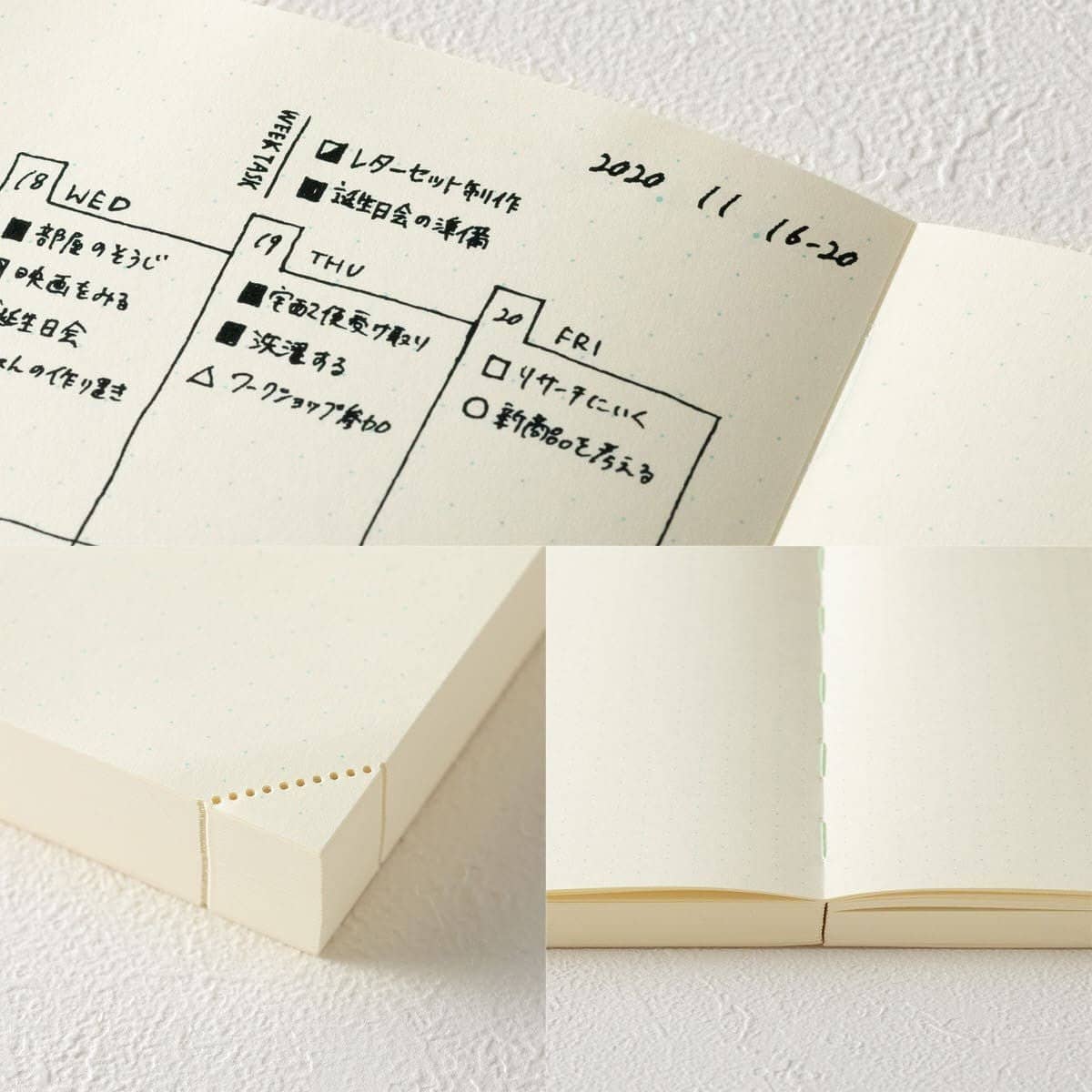 MD Notebook Journal A5 Dotted - 368 pages - 4 - Midori - Tidformera