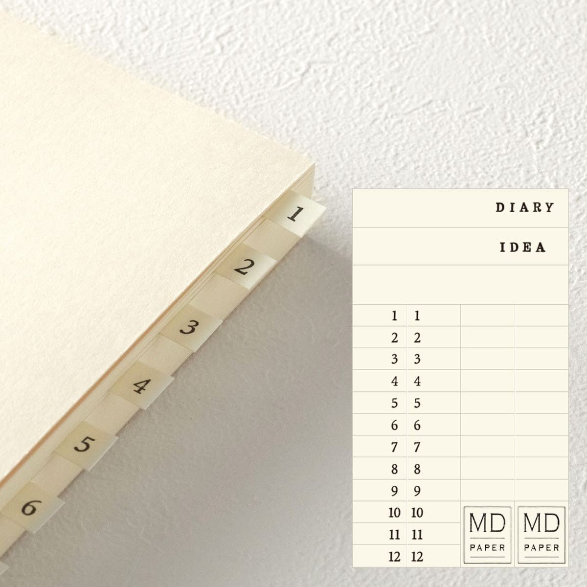 MD Notebook Journal A5 Dotted - 368 pages - 6 - Midori - Tidformera