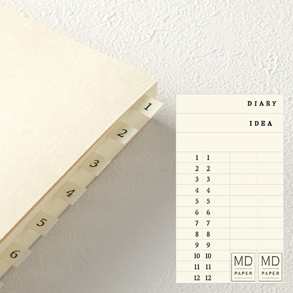 MD Notebook Journal A5 Olinjerad - 368 pages - 7 - Midori - Tidformera