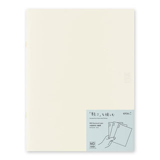 MD Notebook Light - Skrivhäfte - 3 - pack A4 - Rutad - 1 - Midori - Tidformera