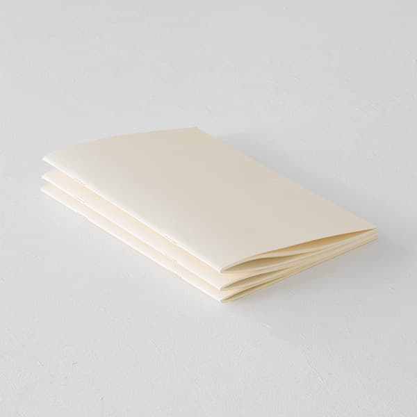 MD Notebook Light - Skrivhäfte - 3 - pack A5 - Linjerad - 4 - Midori - Tidformera