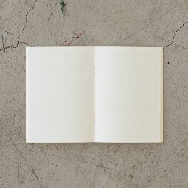 MD Notebook Light - Skrivhäfte - 3 - pack A6 - Rutad - 7 - Midori - Tidformera