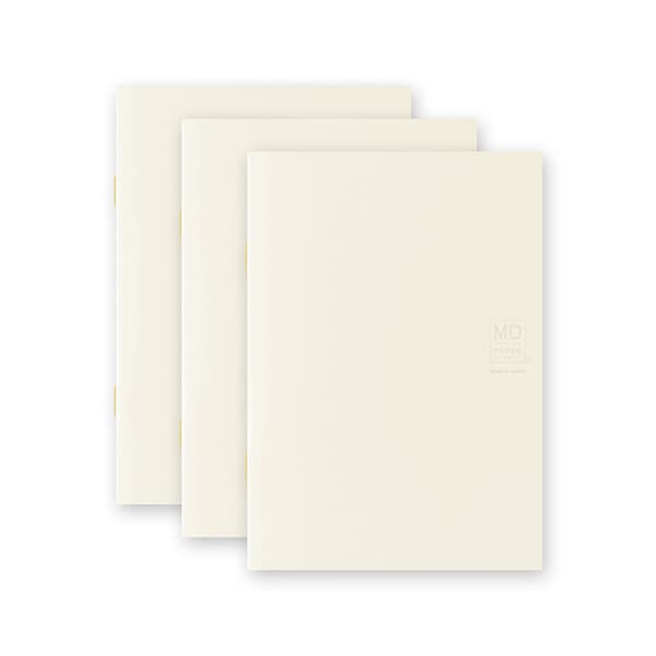 MD Notebook Light - Skrivhäfte - 3 - pack A6 - Rutad - 2 - Midori - Tidformera