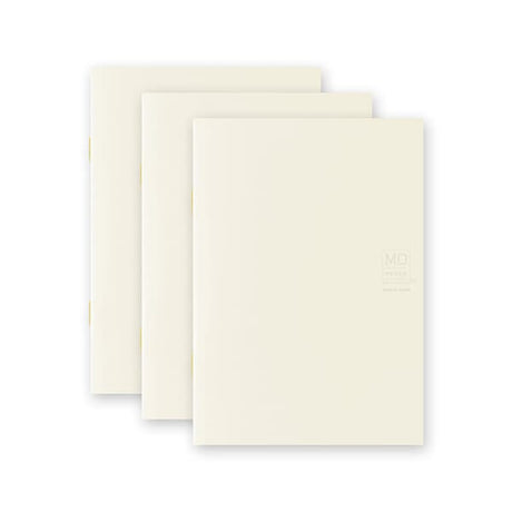 MD Notebook Light - Skrivhäfte - 3 - pack A6 - Rutad - 2 - Midori - Tidformera