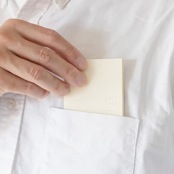 MD Notebook Light - Skrivhäfte - 3 - pack A7 - Rutad - 6 - Midori - Tidformera