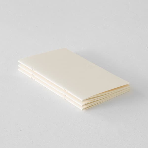MD Notebook Light - Skrivhäfte - 3 - pack B6 Slim - Olinjerad - 4 - Midori - Tidformera