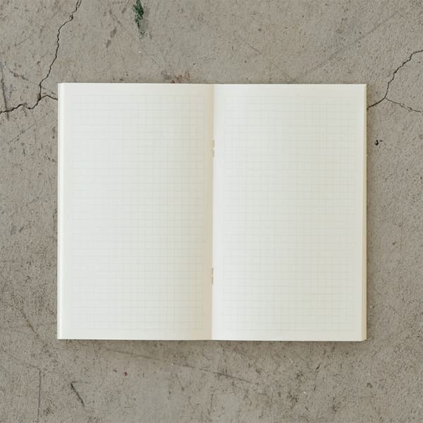 MD Notebook Light - Skrivhäfte - 3 - pack B6 Slim - Rutad - 7 - Midori - Tidformera