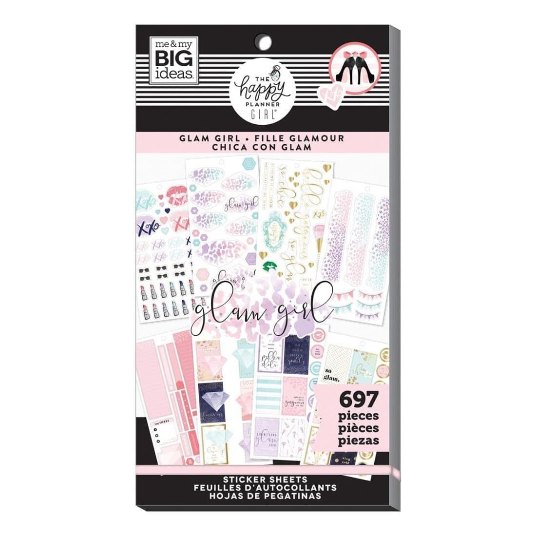 Me & My big ideas Stickers - Glam girl 697 - Me & My Big Ideas - Tidformera