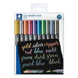 Metallic brush - 10 - pack - 1 - Staedtler - Tidformera