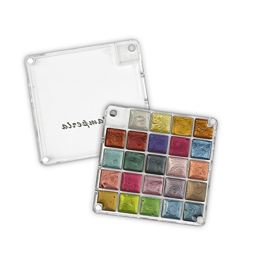 Metallic Watercolors Paint set - 4 - Stamperia - Tidformera
