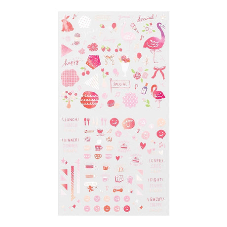 Midori Kalenderstickers Färgtema - Pink - 2 - Midori - Tidformera
