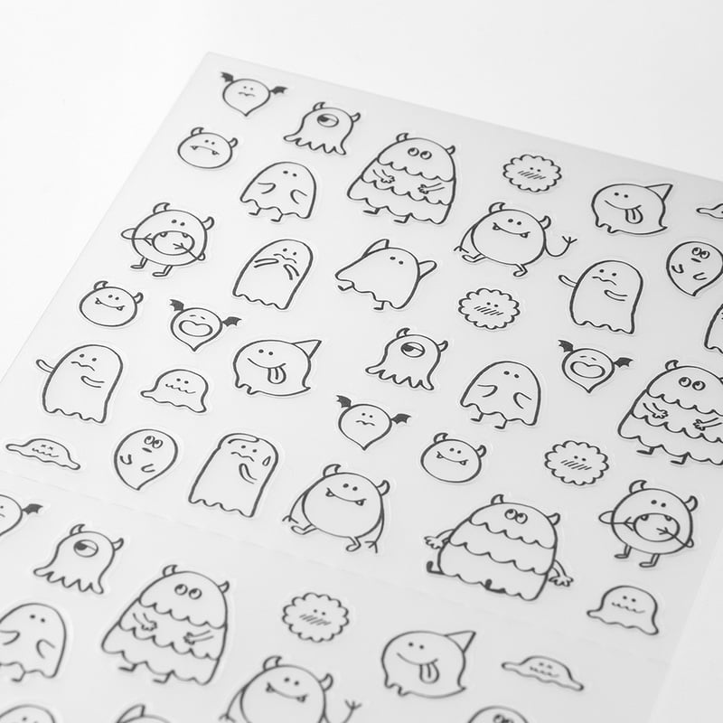 Midori Kalenderstickers - Monsters - 4 - Midori - Tidformera