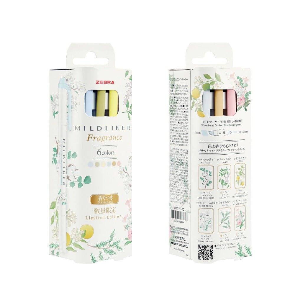 Mildliner Överstrykningspennor - Limited edition - Fragrance - 2 - Zebra - Tidformera