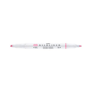 Mildliner Överstrykningspenna - Baby Pink från Zebra - Rosa överstrykningspenna utan lock - Tidformera