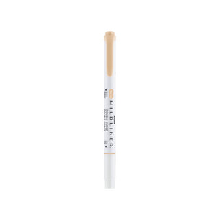 Mildliner Överstrykningspenna - Beige från Zebra - Beige överstrykningspenna med lock - Tidformera