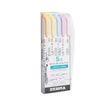 Mildliner Överstrykningspennor 5 - pack - Gentle color palette - 1 - Zebra - Tidformera