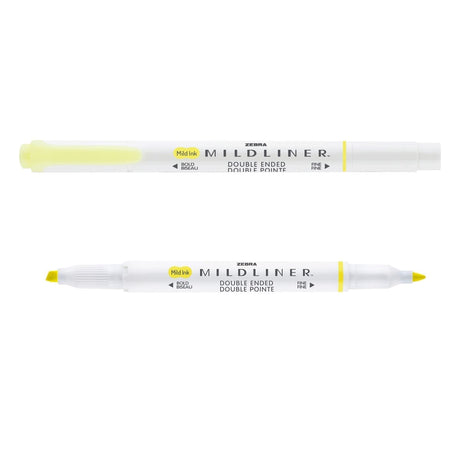 Mildliner Överstrykningspennor 5 - pack - Yellow - 2 - Zebra - Tidformera