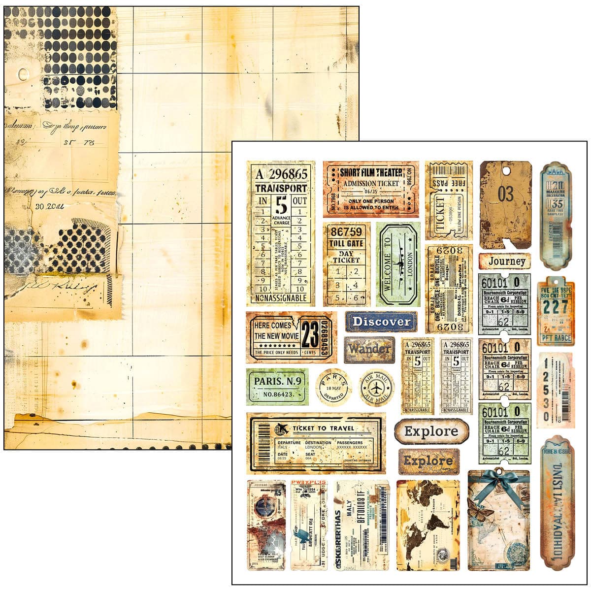 Mixed media book - Journey ahead - 25 - Ciao Bella - Tidformera