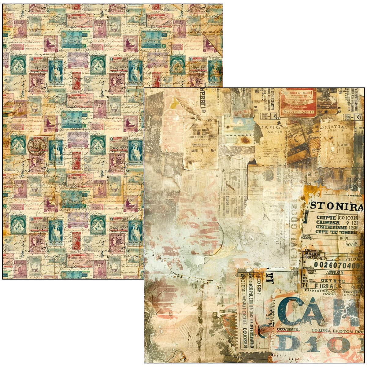 Mixed media book - Journey ahead - 4 - Ciao Bella - Tidformera