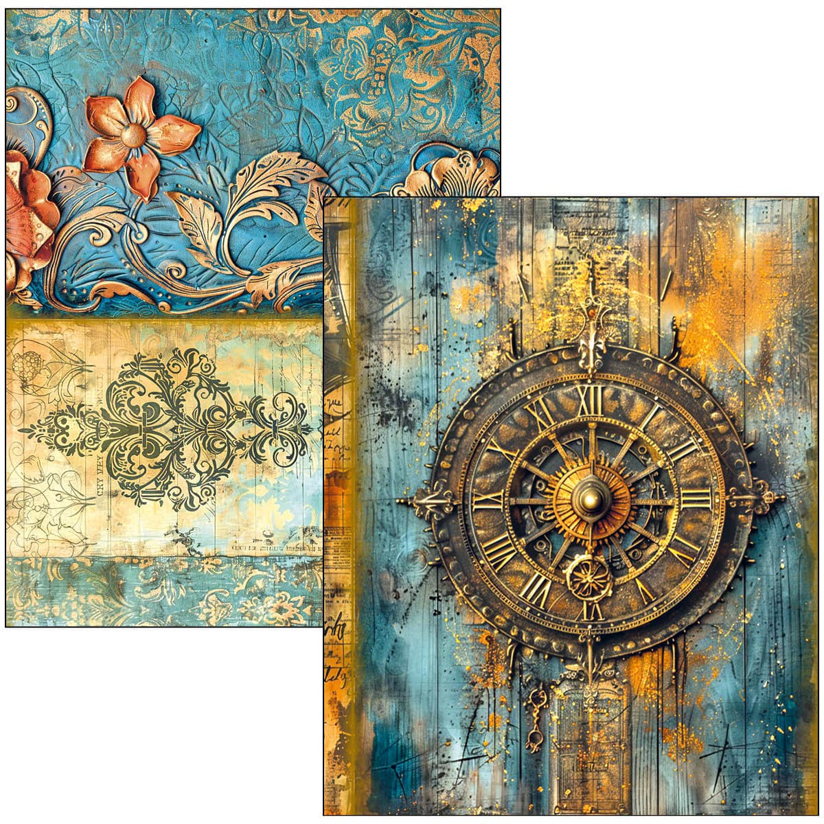 Mixed media book - Past time - 3 - Ciao Bella - Tidformera