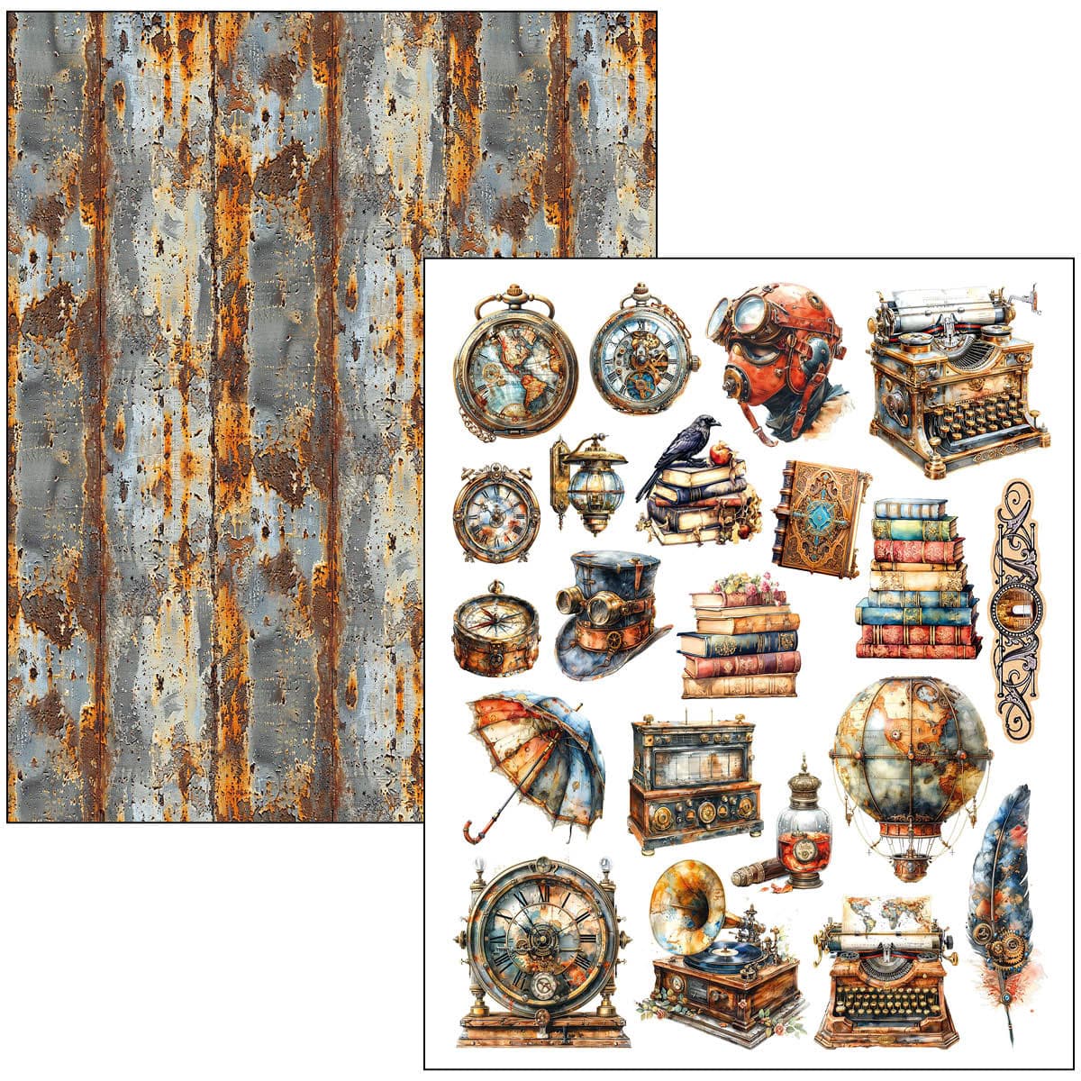 Mixed media book - Past time - 24 - Ciao Bella - Tidformera