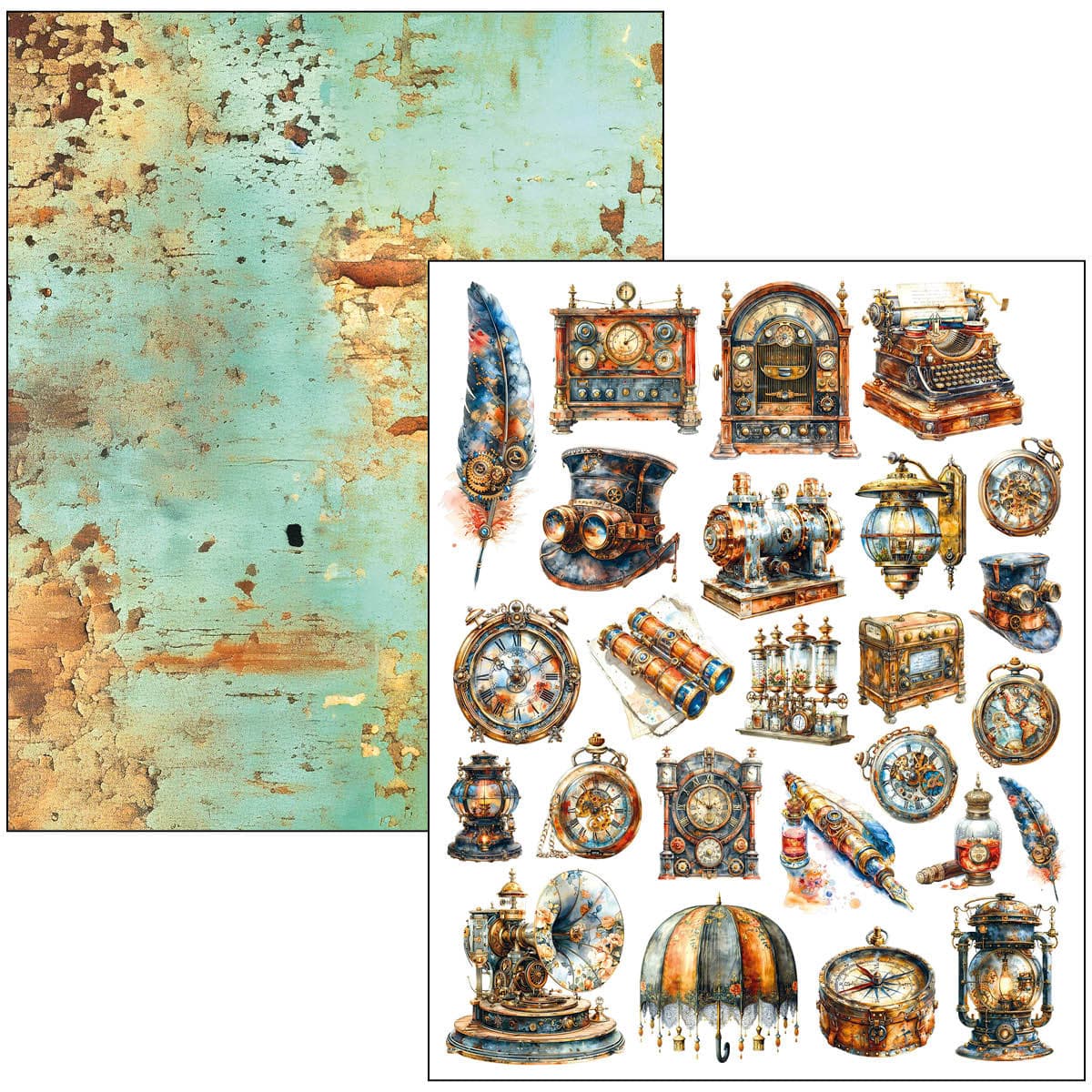 Mixed media book - Past time - 22 - Ciao Bella - Tidformera