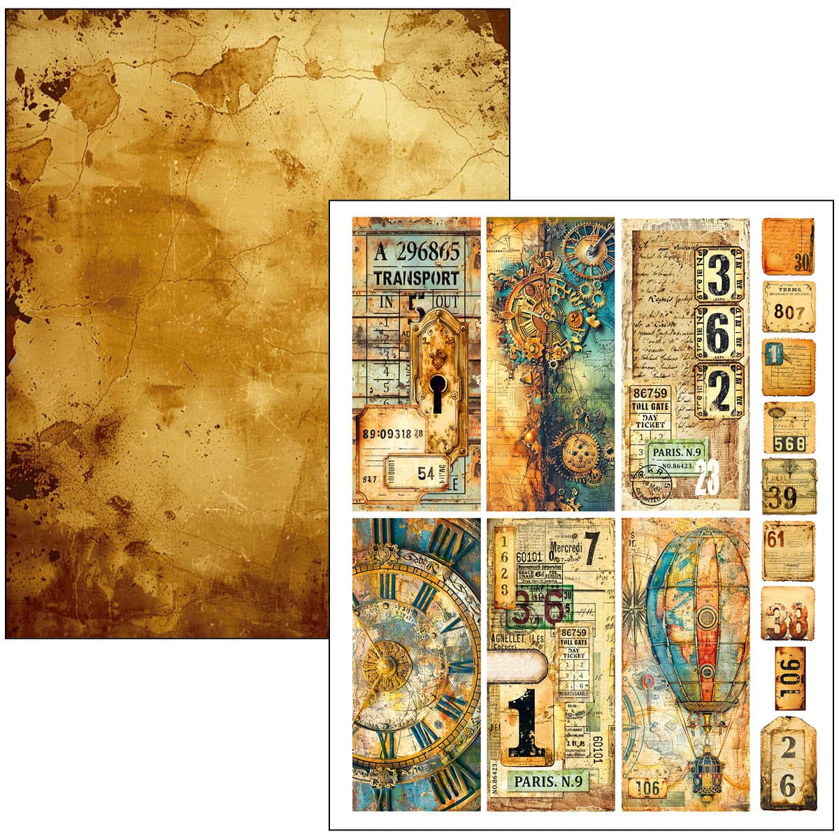 Mixed media book - Past time - 23 - Ciao Bella - Tidformera