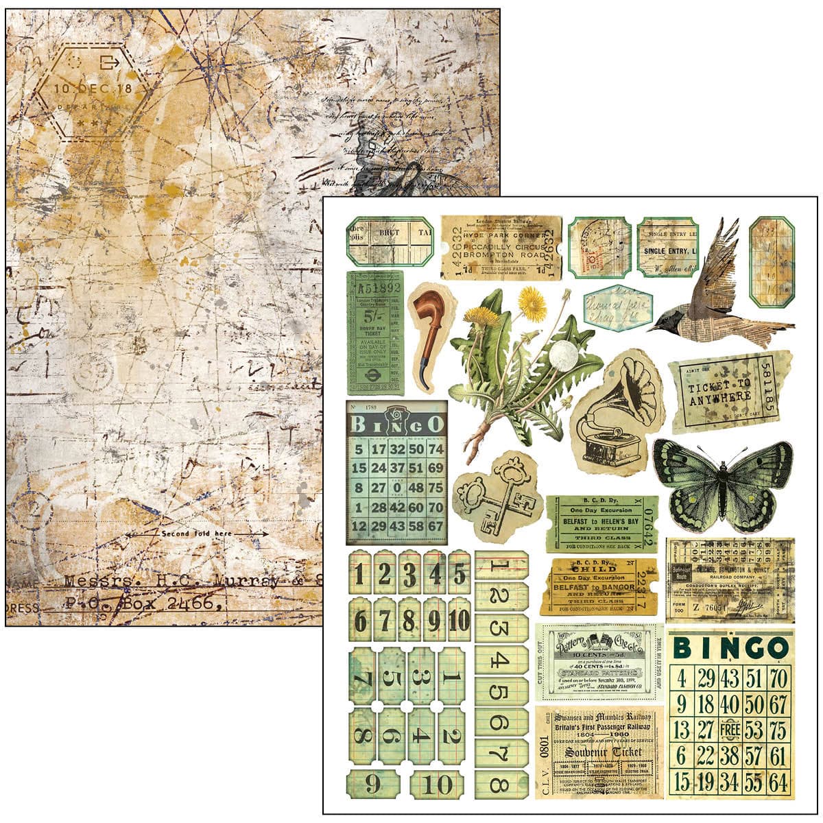 Mixed media book - Time capsule - 18 - Ciao Bella - Tidformera