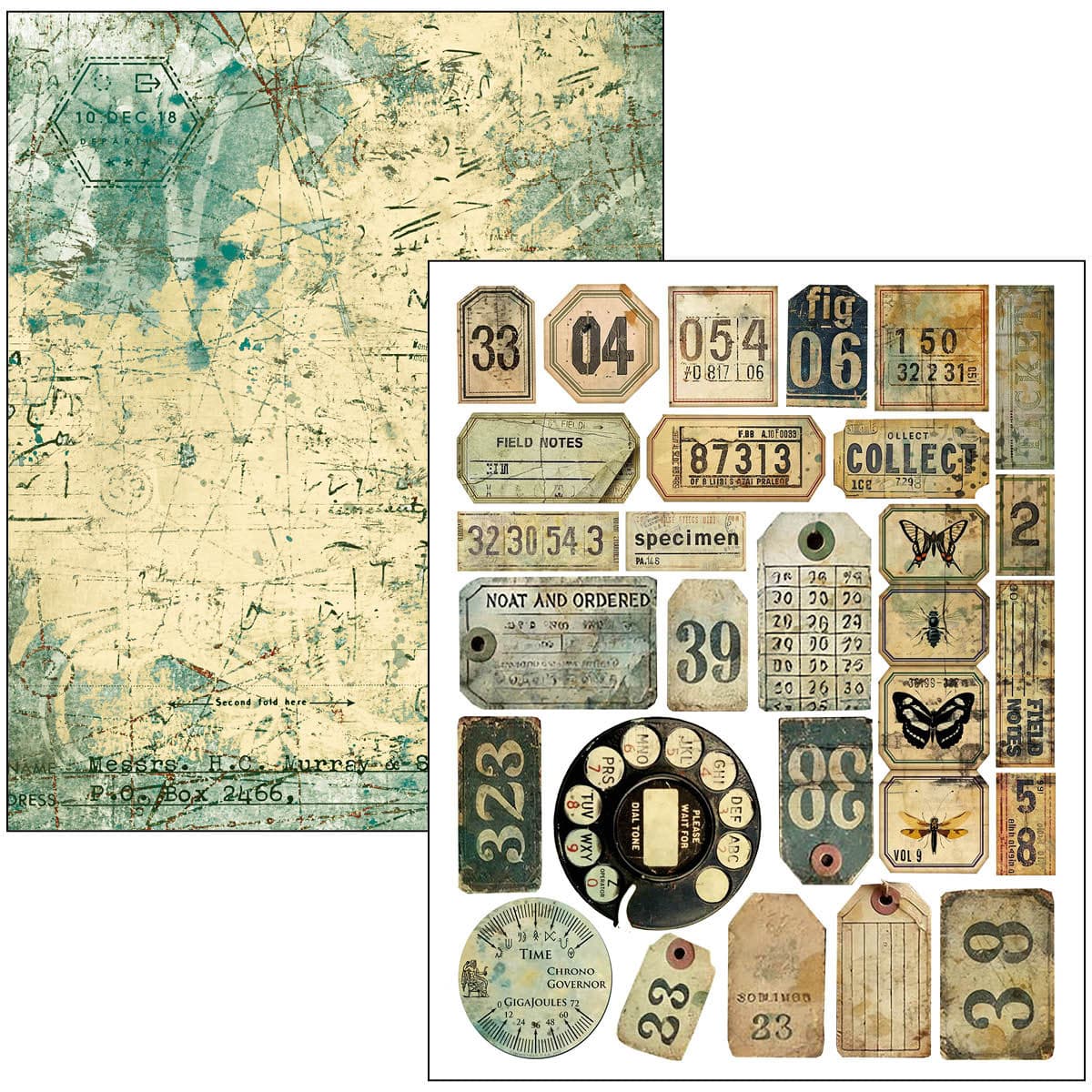 Mixed media book - Time capsule - 26 - Ciao Bella - Tidformera