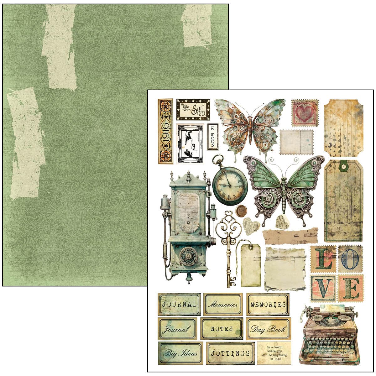 Mixed media book - Time capsule - 25 - Ciao Bella - Tidformera