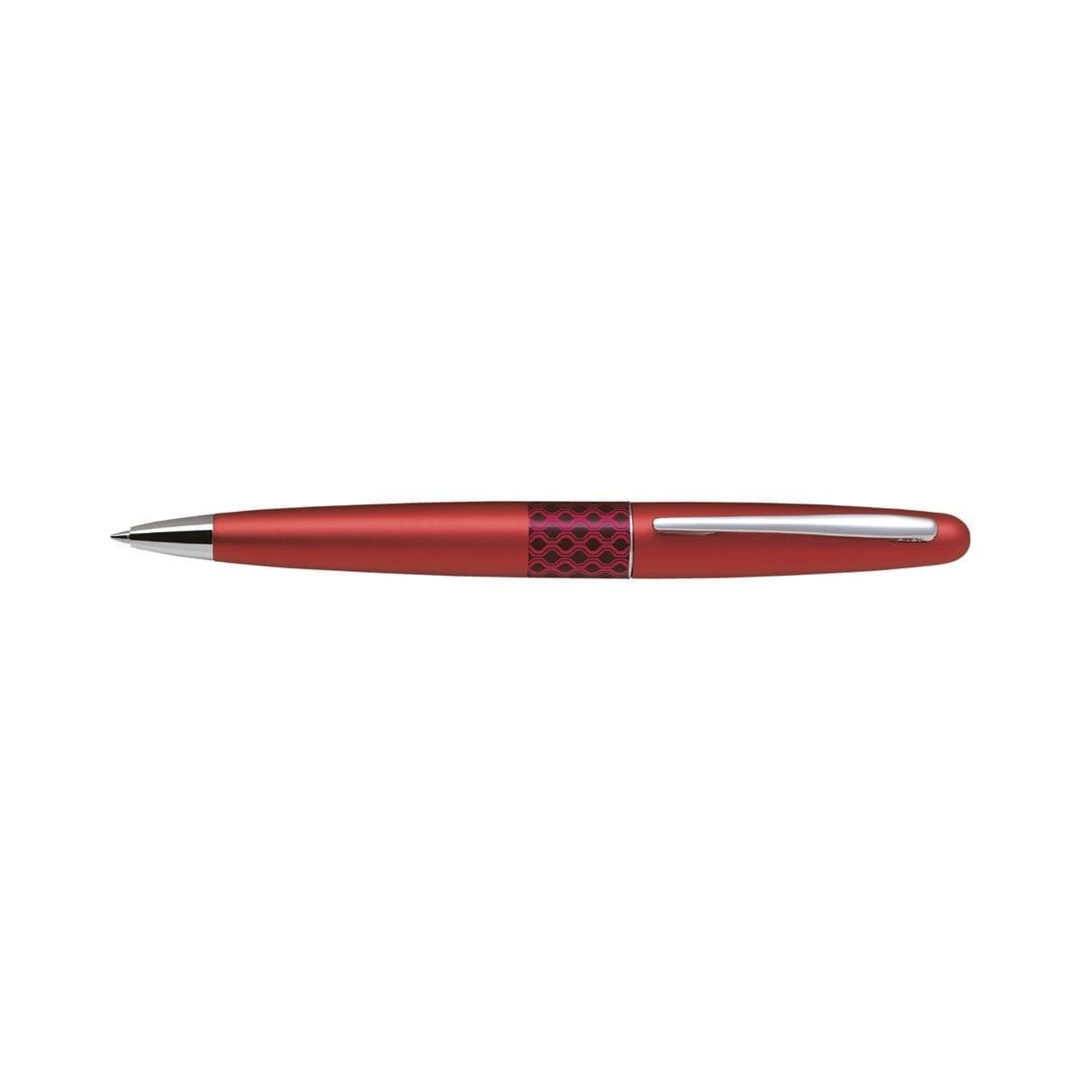 MR Retro Pop Rollerballpenna - Metallic Red Wave Ring - 1 - Pilot - Tidformera