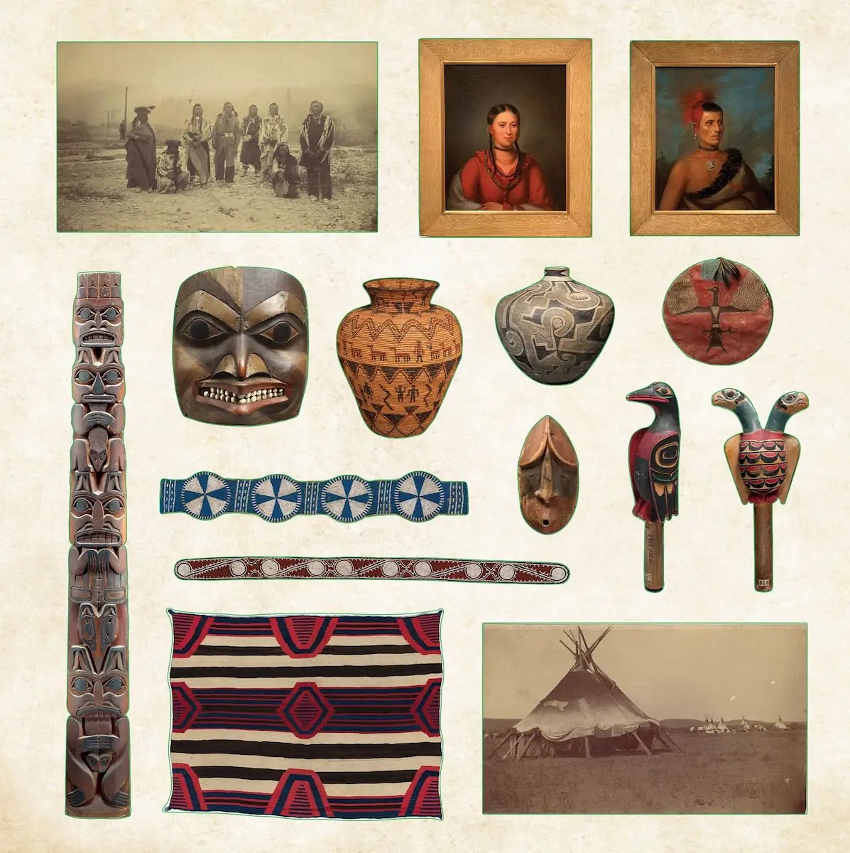 Museum Treasures Sticker book - 4 - Peter Pauper Press - Tidformera