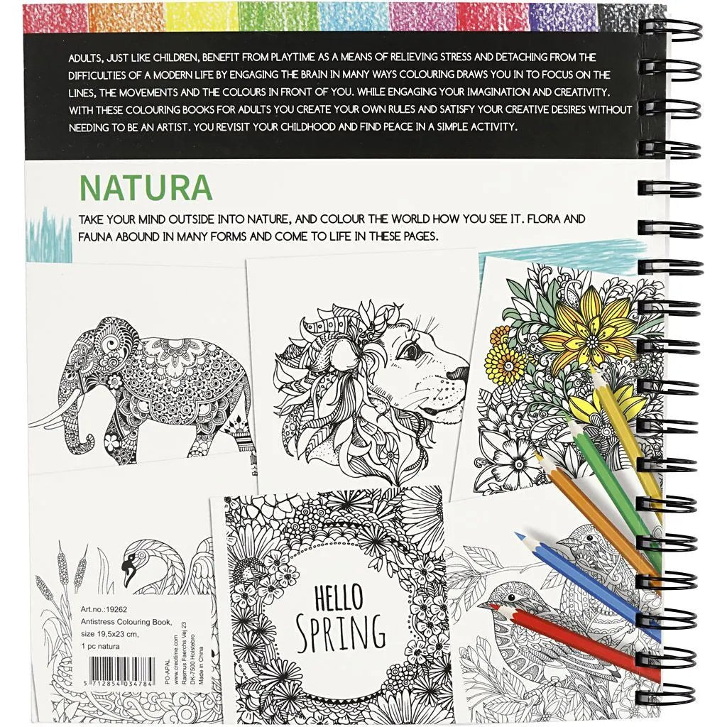 Natura Colouring book - Creotime - Tidformera