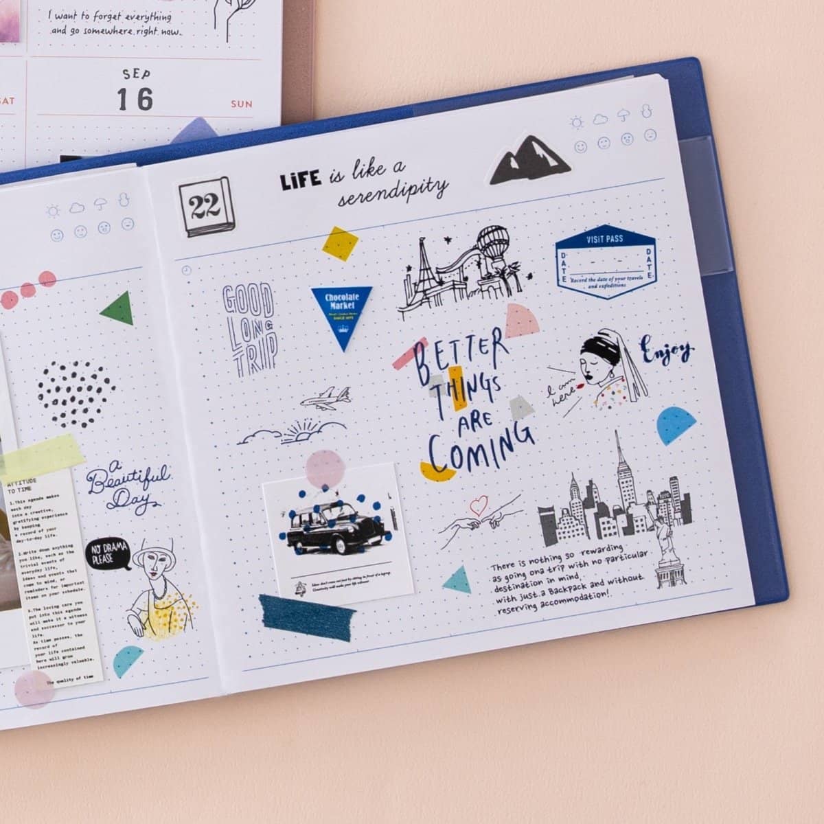 Neo agenda - Daily - Kvadratisk - Gray - 4 - Mark's Inc - Tidformera