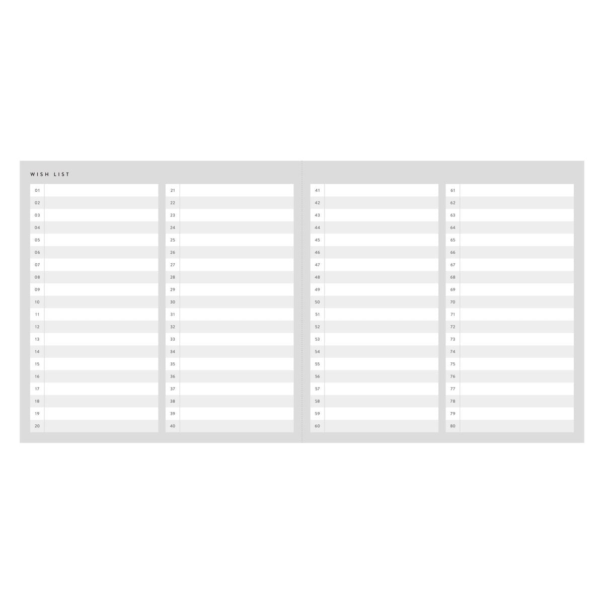 Neo agenda - Daily - Kvadratisk - Gray - 5 - Mark's Inc - Tidformera