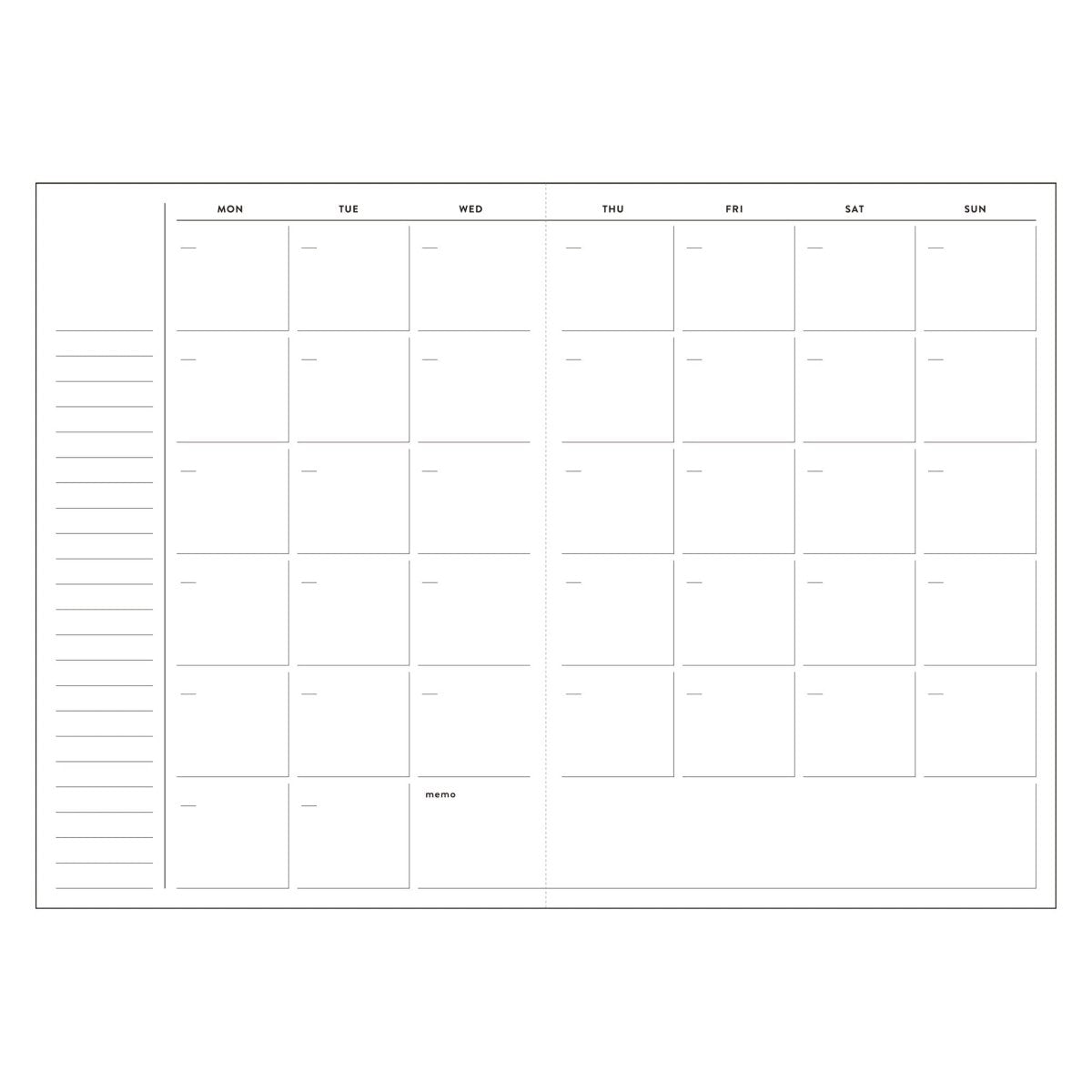 Neo agenda - Weekly - Gray - 3 - Mark's Inc - Tidformera