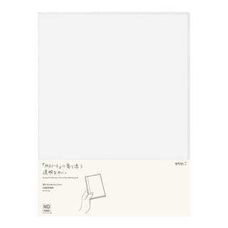 Notebook Cover A4 - Clear - 1 - Midori - Tidformera