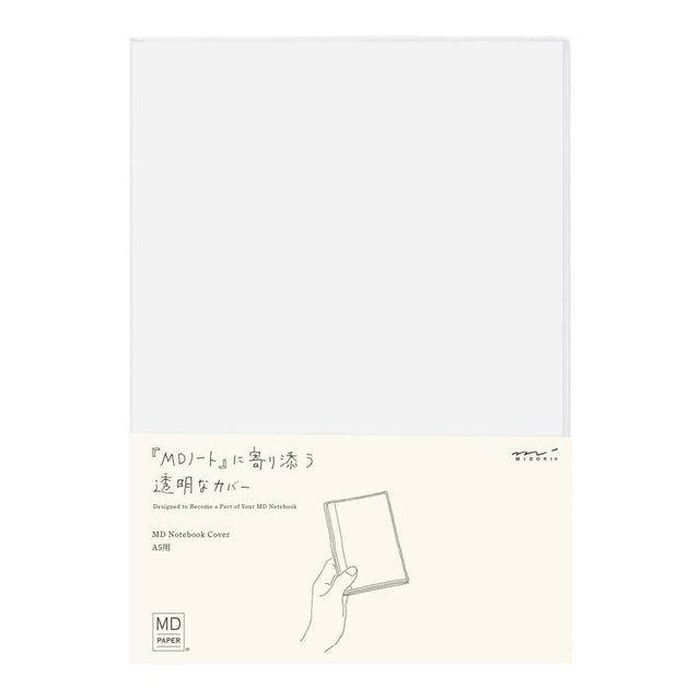 Notebook Cover A5 - Clear - 1 - Midori - Tidformera