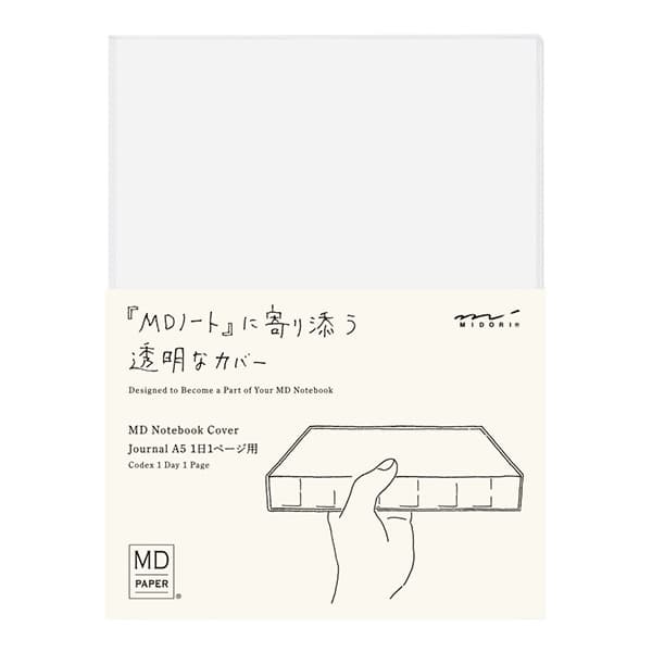 Notebook Cover A5 Codex - Clear - 1 - Midori - Tidformera