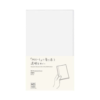 Notebook Cover B6 Slim - Clear - 1 - Midori - Tidformera