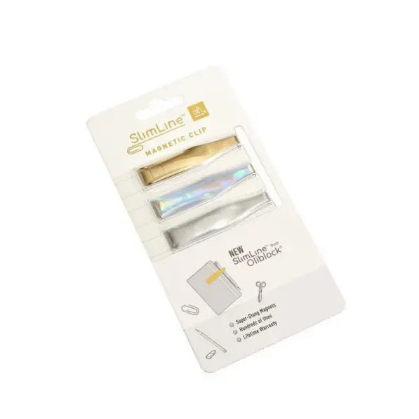 Oli clip Metallic Slimline 3 - pack Medium - 1 - Oli Block - Tidformera