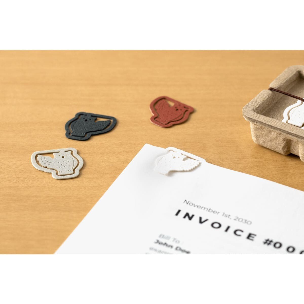 P - clips Gem i papp - Owl - 4 - Midori - Tidformera