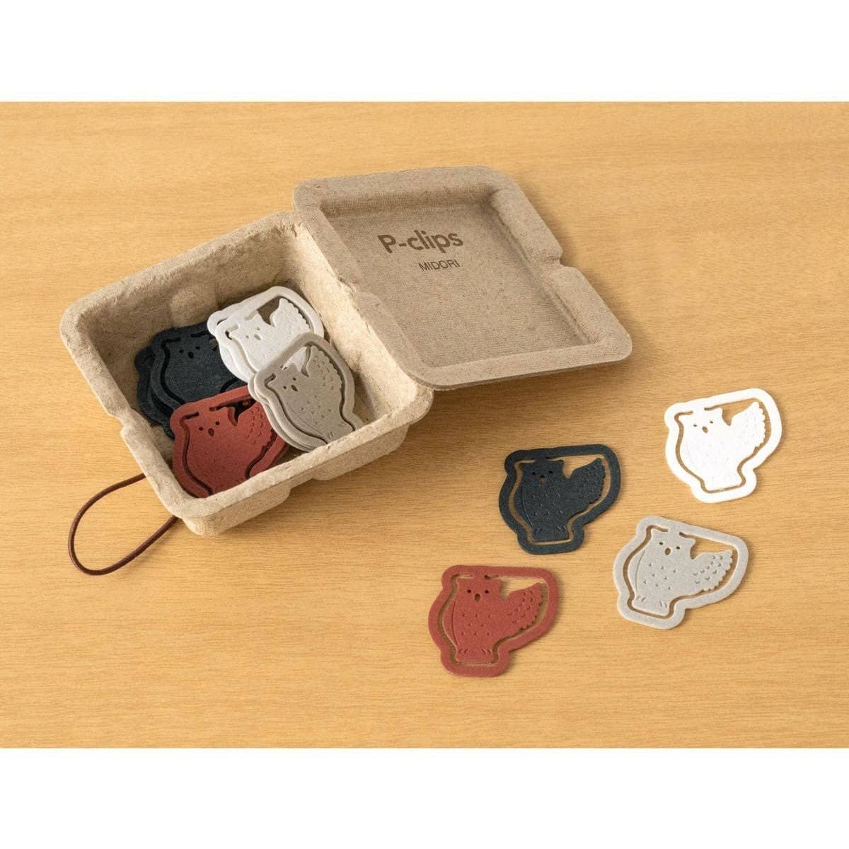 P - clips Gem i papp - Owl - 3 - Midori - Tidformera