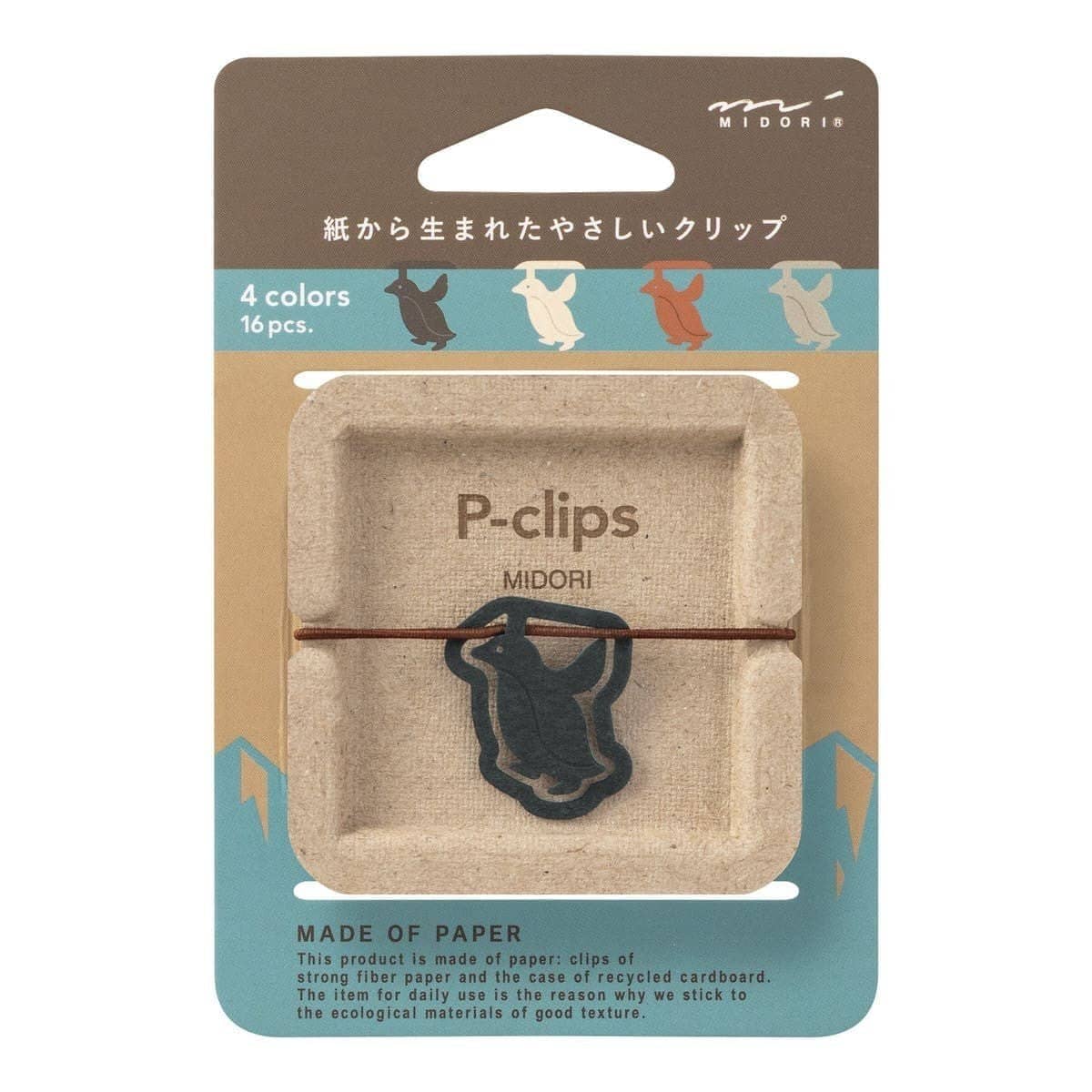 P - clips Gem i papp - Penguin - 5 - Midori - Tidformera