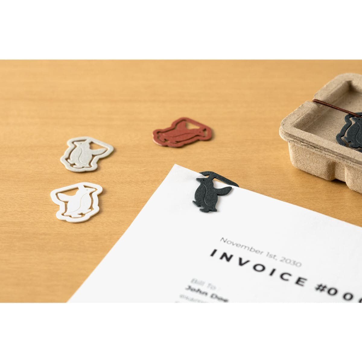 P - clips Gem i papp - Penguin - 4 - Midori - Tidformera