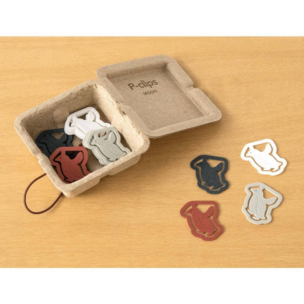 P - clips Gem i papp - Penguin - 3 - Midori - Tidformera