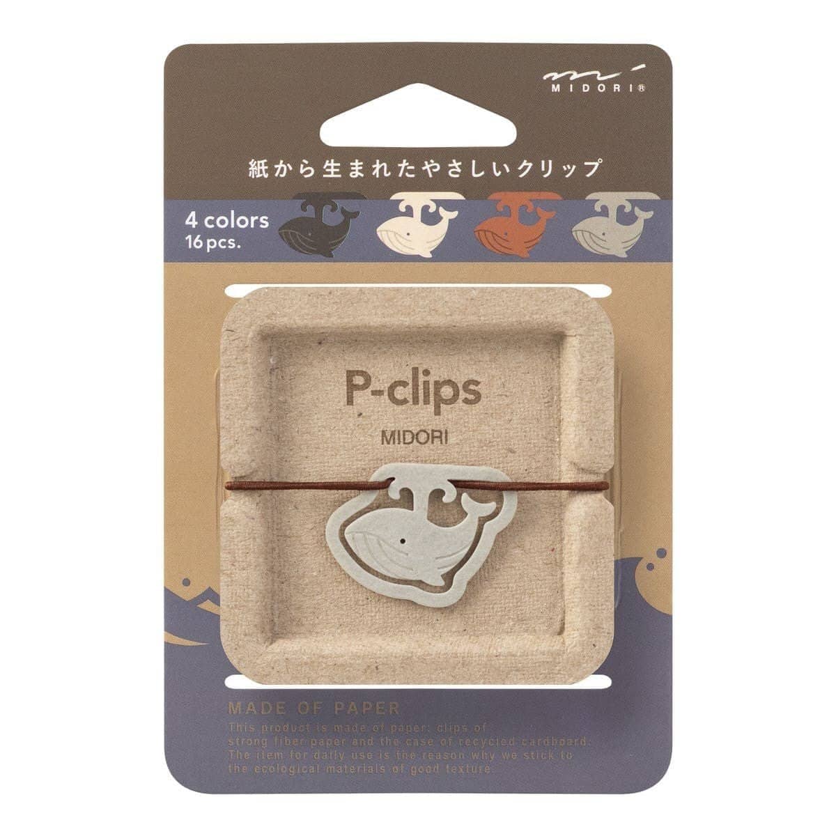 P - clips Gem i papp - Whale - 5 - Midori - Tidformera